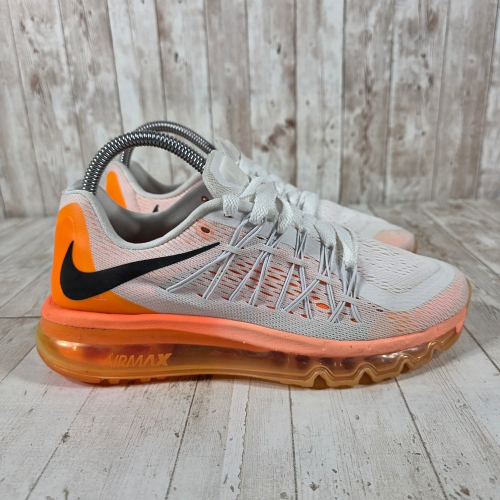 Nike Air Max 2015 Womens Running Shoes White Orange 698903-108